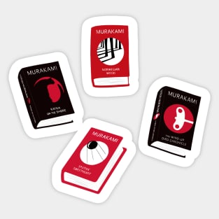 Haruki Murakami Books Sticker